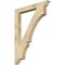 Ekena Millwork Balboa Traditional Rough Sawn Bracket, Douglas Fir, 4"W x 36"D x 48"H BKT04X36X48BOA01RDF - alternate 1